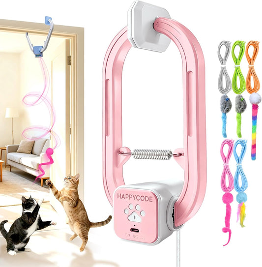 Juguete interactivo automático para gatos de interior, juguetes par...