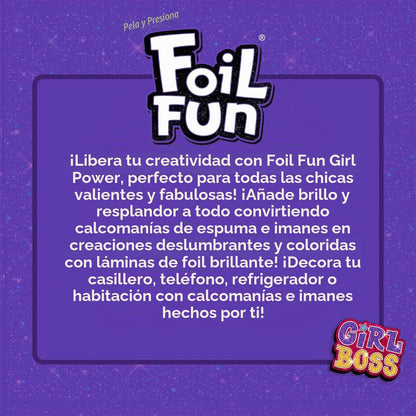 Skillmatics Foil Fun Girl Power, actividad artística y artesanal, r...