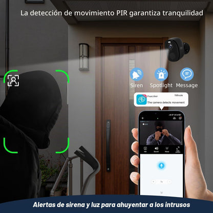 Rraycom Cámaras de seguridad inalámbricas para exteriores, paquete...