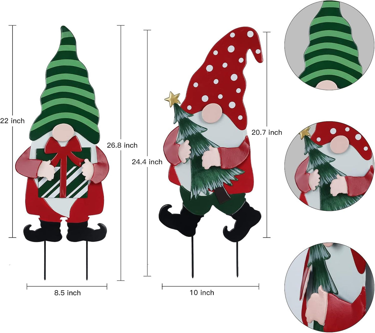 YEAHOME Decoraciones Navideñas para Exteriores para el Hogar, Estac...