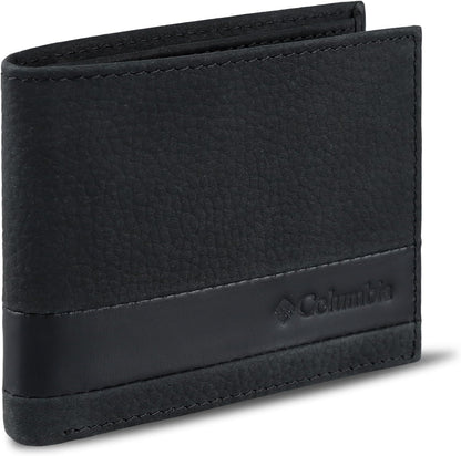 Columbia Billetera plegable delgada RFID para hombre con ventana de...