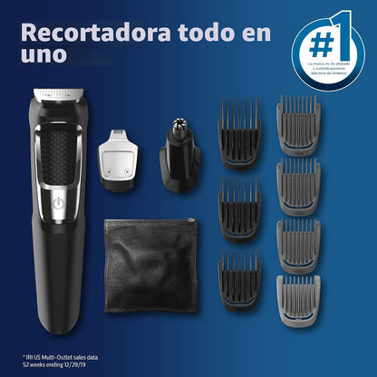 Philips Norelco Multi Groomer MG3750\/60 - Kit de aseo para barba,...