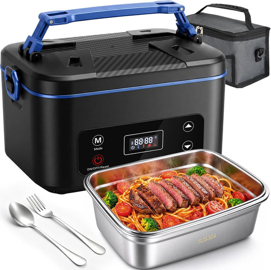 Serepjoy Fiambrera térmica, lonchera eléctrica para adultos, lonche...