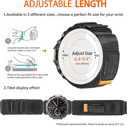 SMITHA Correa de reloj compatible con Amazfit Trex 3 \/ Trex 3 Pro...