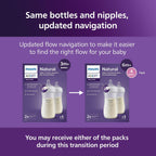 Philips Avent Biberones naturales, flujo rápido, 11 onzas, sin BPA,...