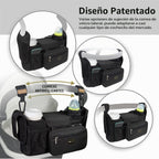 TOPDesign Organizador universal para cochecito de bebé, carrito de...
