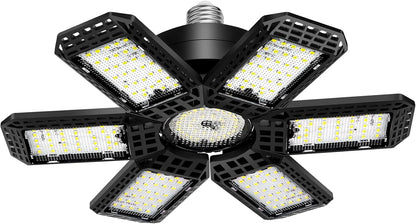 AUDLES - Paquete de 1 luz de garaje, 200 W, 20000 lm, 6500 K, luces...