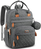 BabbleRoo Mochila para pañales \u2013 Bolsa de viaje para Baby Esse...