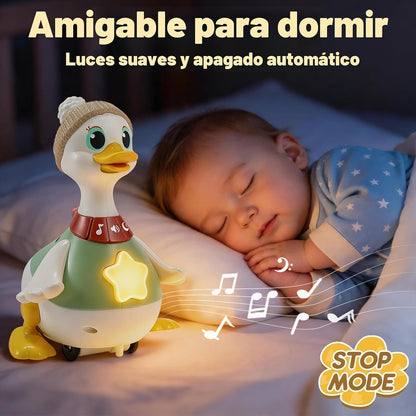 Yunaking Juguetes musicales del pato de la boca abajo, juguetes del...