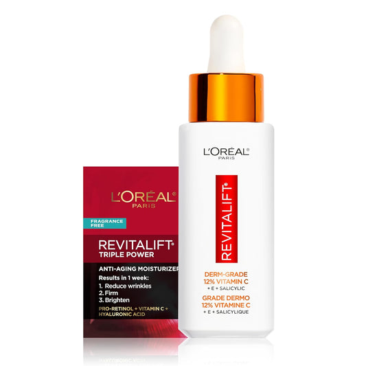 L'Oreal Paris Revitalift - Suero de vitamina C 12% puro, suero...