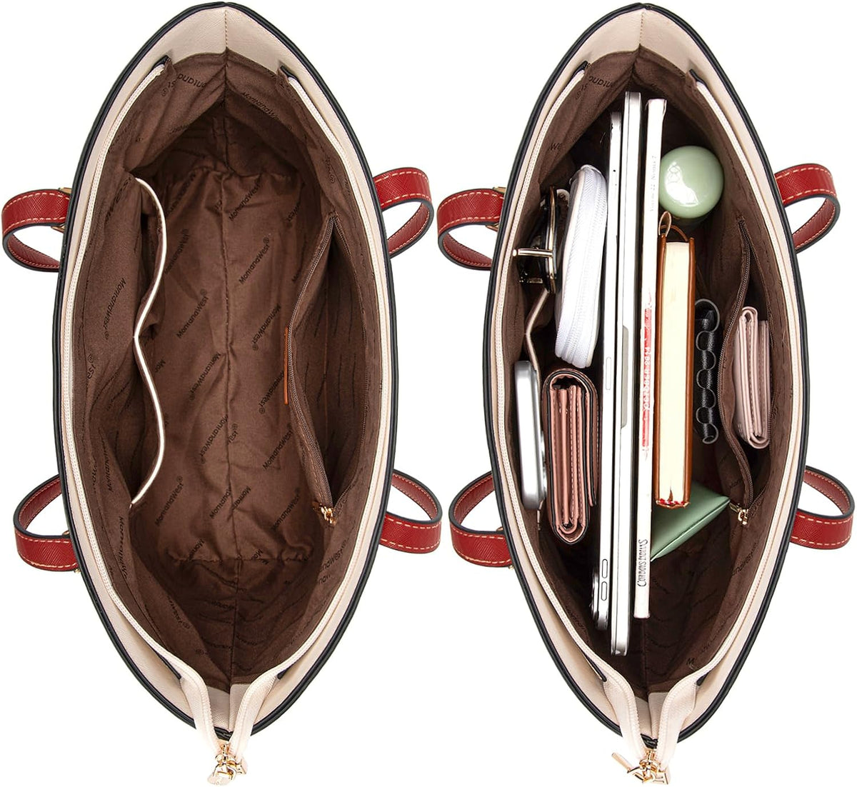 Montana West - Juego de 3 piezas de bolsos para mujer: bolso de man...