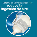 Philips Avent Biberón anticólico, flujo rápido, 11 oz, SCY106\/04 |...