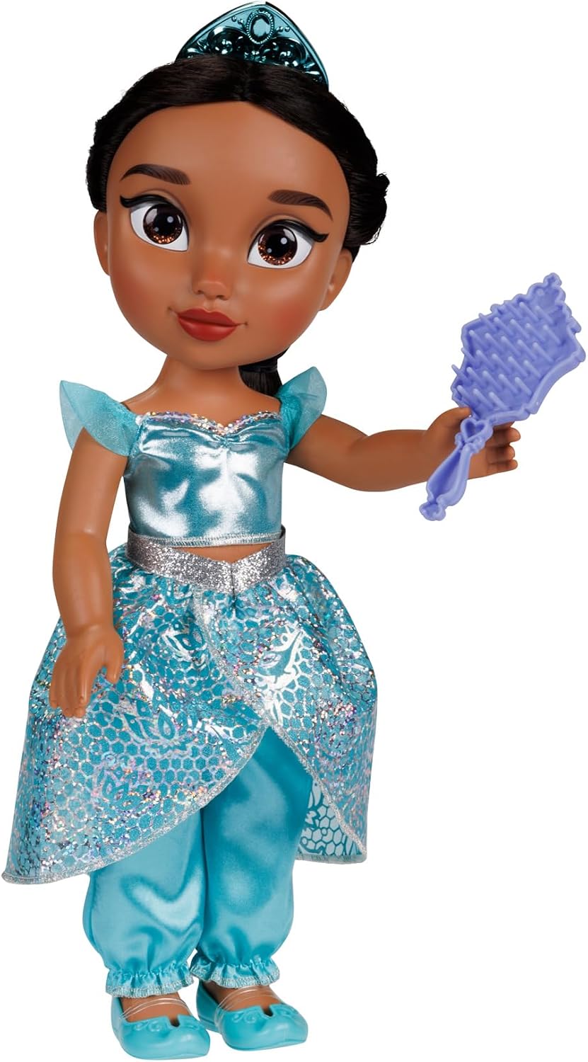 Disney Princess My Friend - Muñeca Jasmine de 14 pulgadas de alto,...