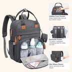 BabbleRoo Mochila para pañales \u2013 Bolsa de viaje para Baby Esse...
