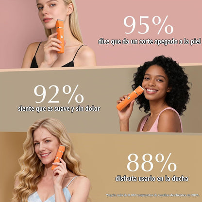 Maquinilla de afeitar eléctrica para mujeres y hombres, afeitado en...
