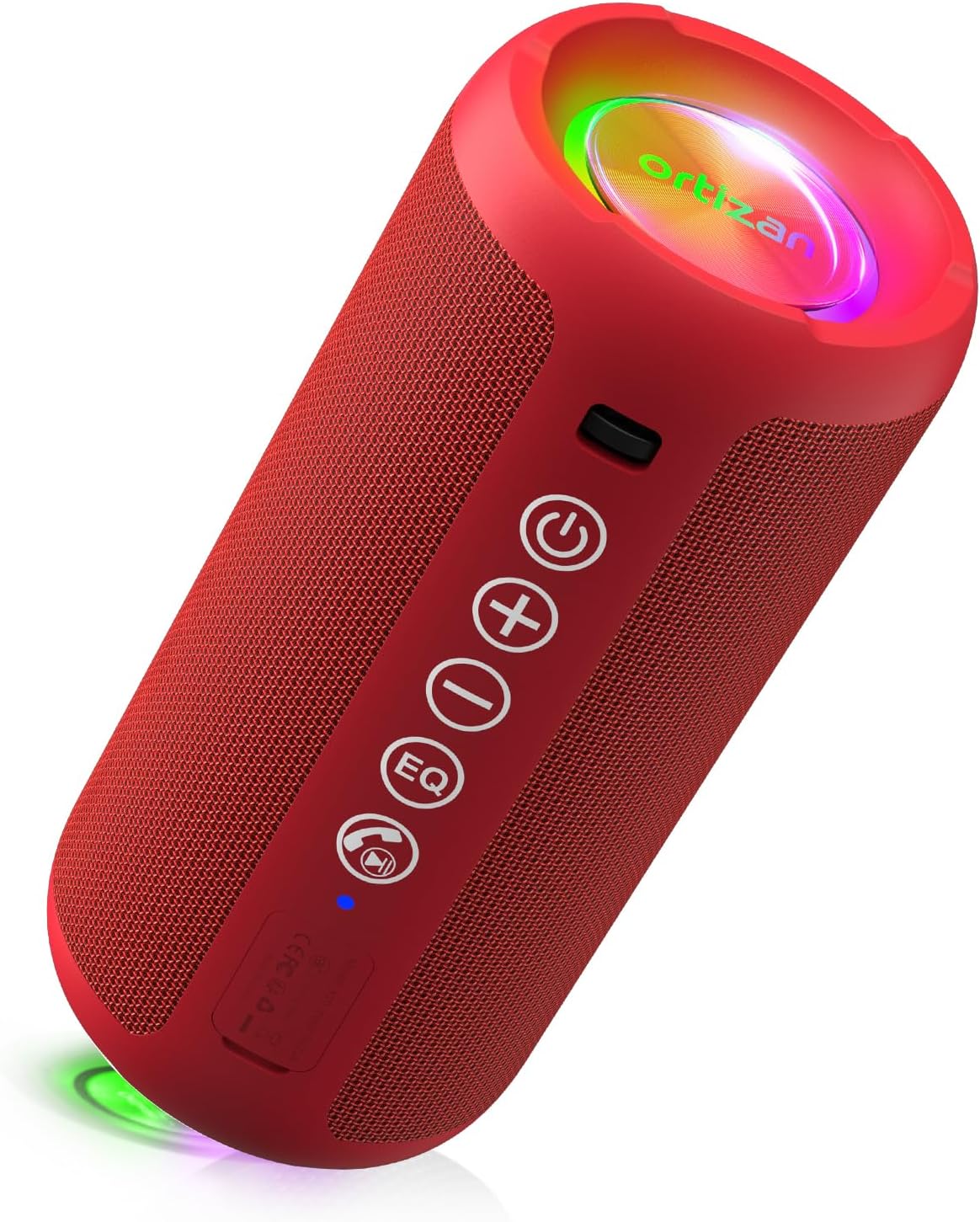 Ortizan Altavoz Bluetooth portátil, impermeable IPX7, inalámbrico,...