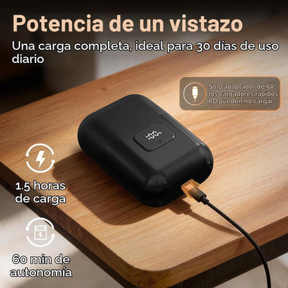 YOXSPD Afeitadora eléctrica de lámina para hombres, mini maquinilla...