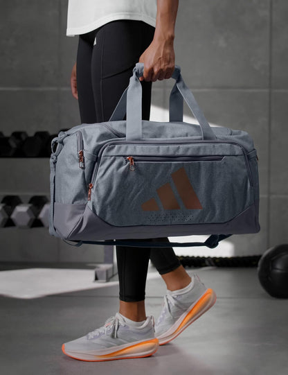 adidas Defender - Bolsa de lona color gris y oro rosa, OSFA | Compa...