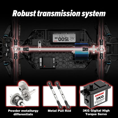 Hosim Coche RC 1\/10 para adultos y niños de 48+KMH, auto eléctrico...