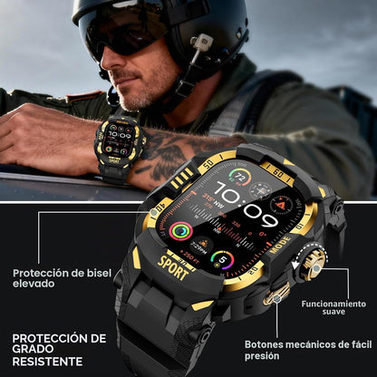 DABAOZA Funda resistente con correa táctica para hombre, compatible...