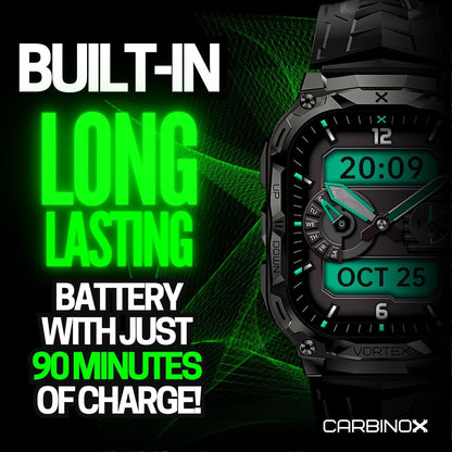 CARBINOX Reloj Inteligente Vortex (Contestar\/Hacer Llamadas), Rast...