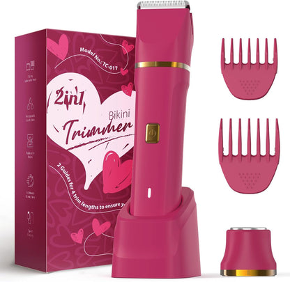 RISINA Recortadora de bikini 2 en 1 para mujer, regalos de cuidado...