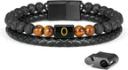LUXEJEW Regalos para Hombres – Pulsera para Hombre, Pulsera con Ini...