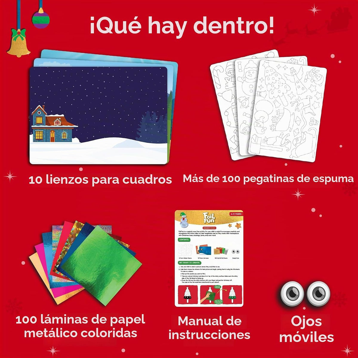 Skillmatics Foil Fun Christmas Holiday Magic, regalos para niños y...