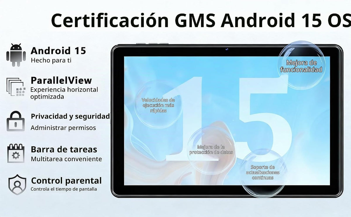 COTGOD Tablet Android 15 de 10.1 pulgadas con IA Gemini, 18 GB de R...