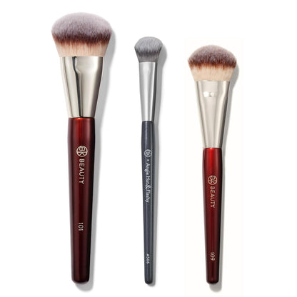 BK Beauty Set de brochas - A506, 109 y 101 para corrector, base con...