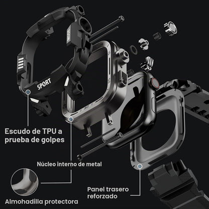 DABAOZA Funda resistente con correa táctica para hombre, compatible...