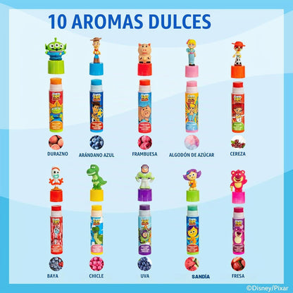 Toy Story - Juego de bálsamo labial, 10 piezas con adornos 3D extra...