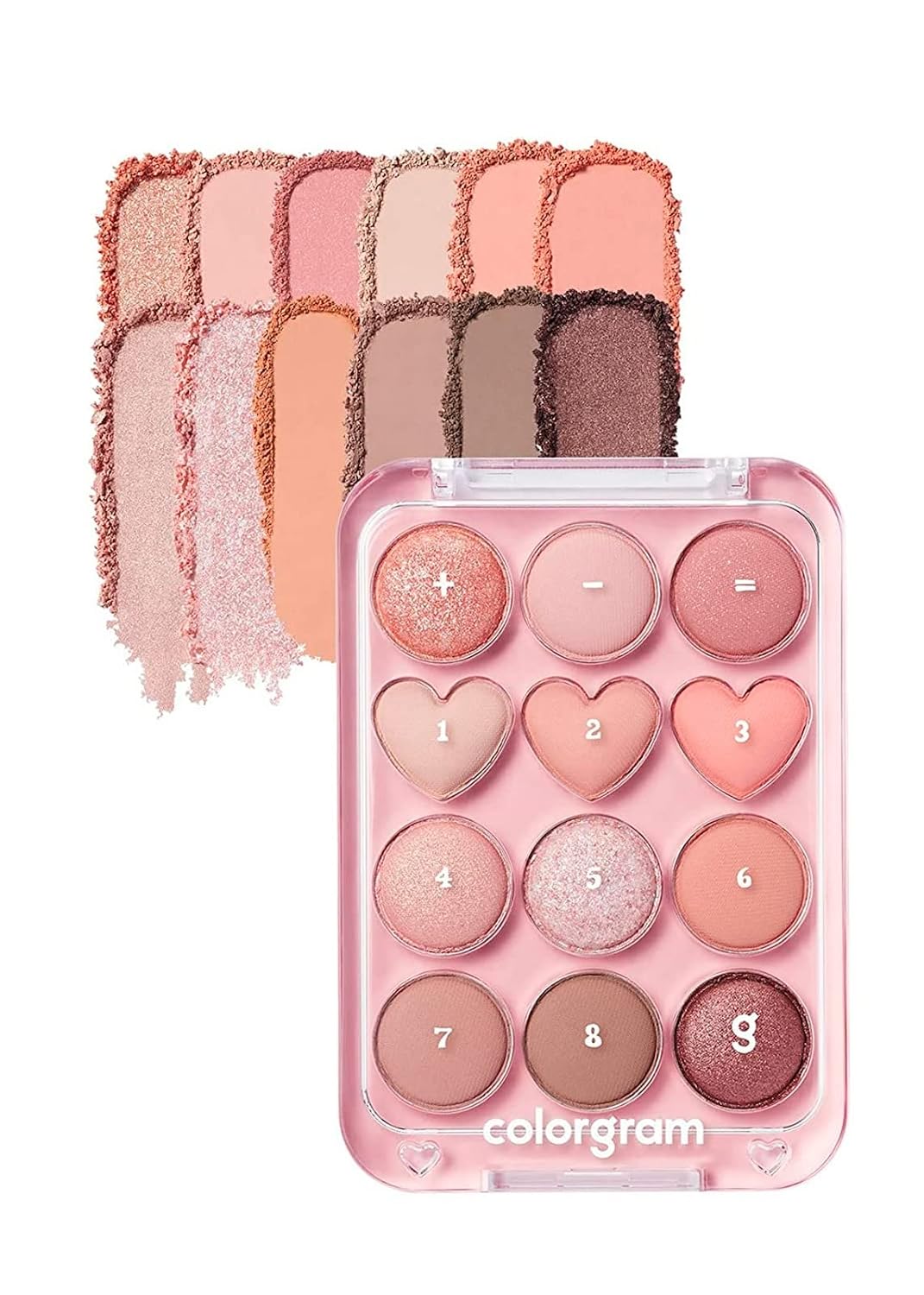 COLORGRAM Paleta de sombras de ojos Pin Point 01 Peach+Coral = | Ul...