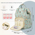 Mochilas de pañales para mamá papá bolsa de cuidado del bebé matern...