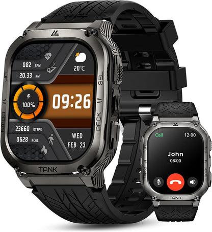AMAZTIM Reloj Inteligente, Batería Extra Larga de 60 Días, Resisten...