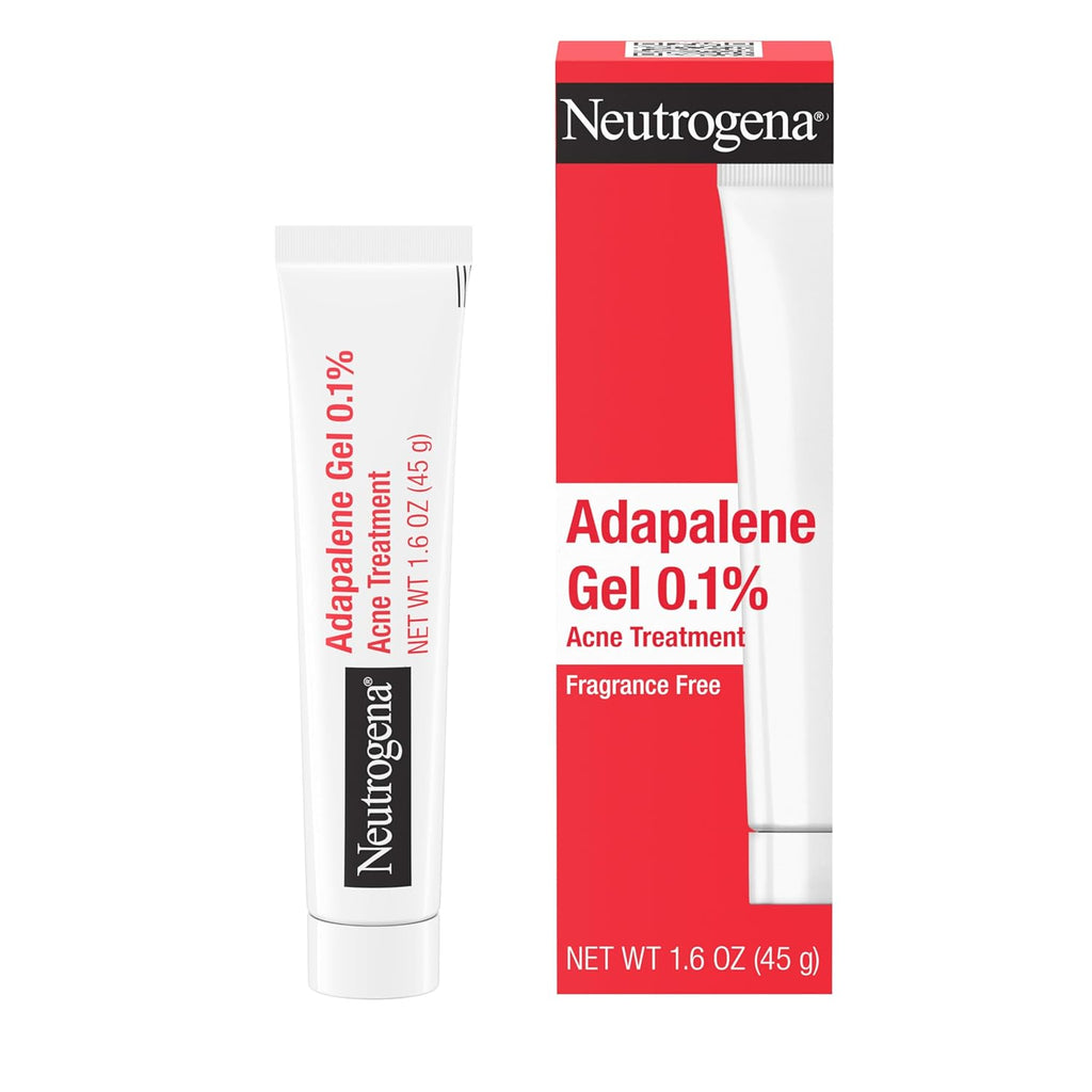 Neutrogena Adapalene Gel 0.1% Tratamiento para el acné, 1.6 oz | Tó...