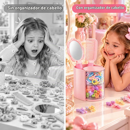 Luscinia Organizador de accesorios para el cabello con soporte para...