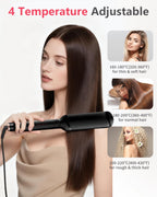Santiway Crimpadora de cabello para mujer, juego de plancha de pelo...