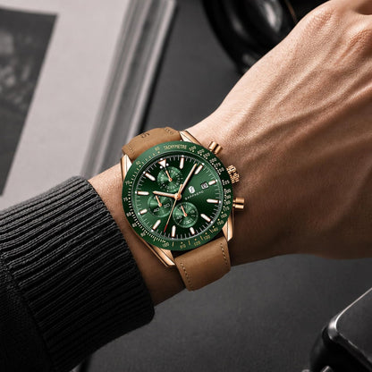 BENYAR Reloj para hombre analógico cronógrafo de cuarzo, impermeabl...