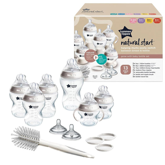 Tommee Tippee Natural Start Juego de biberones, tetinas parecidas a...