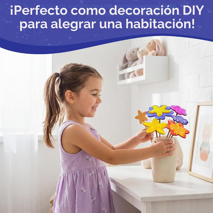 Skillmatics Poke-in Art - Ramo de flores, kit de manualidades de ma...