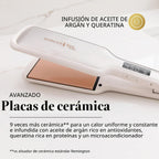 Remington Shine Therapy - Alisadora de cabello de 2 pulgadas, planc...