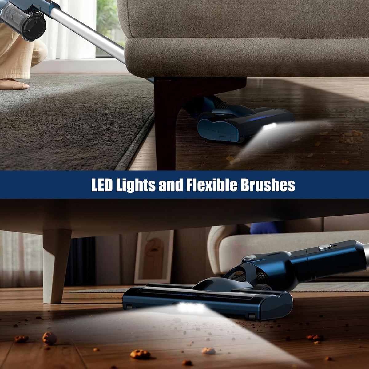 Sancorp Aspiradoras de palo con cable para el hogar se convierte en...