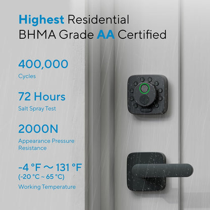ULTRALOQ Bolt SE Wi-Fi Smart Lock, materia sobre hilo, acceso remot...