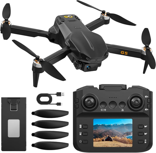 Dron plegable G5 con cámara 1080P para adultos y niños | Controlado...