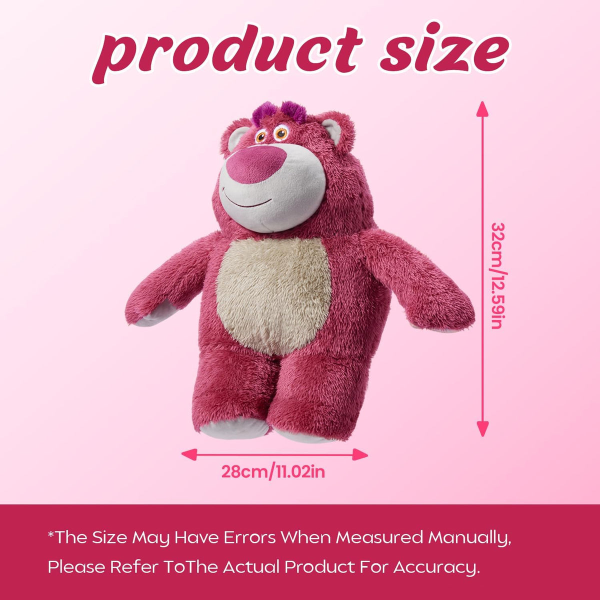 MINISO 12.6" Disney Lotso Peluche Sotry, Pixar Lotso Peluches | Oso...