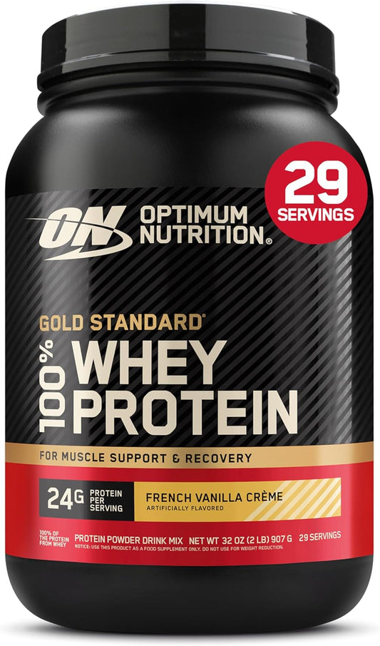 Optimum Nutrition Estándar dorado 100% Proteína de Suero de Leche e...