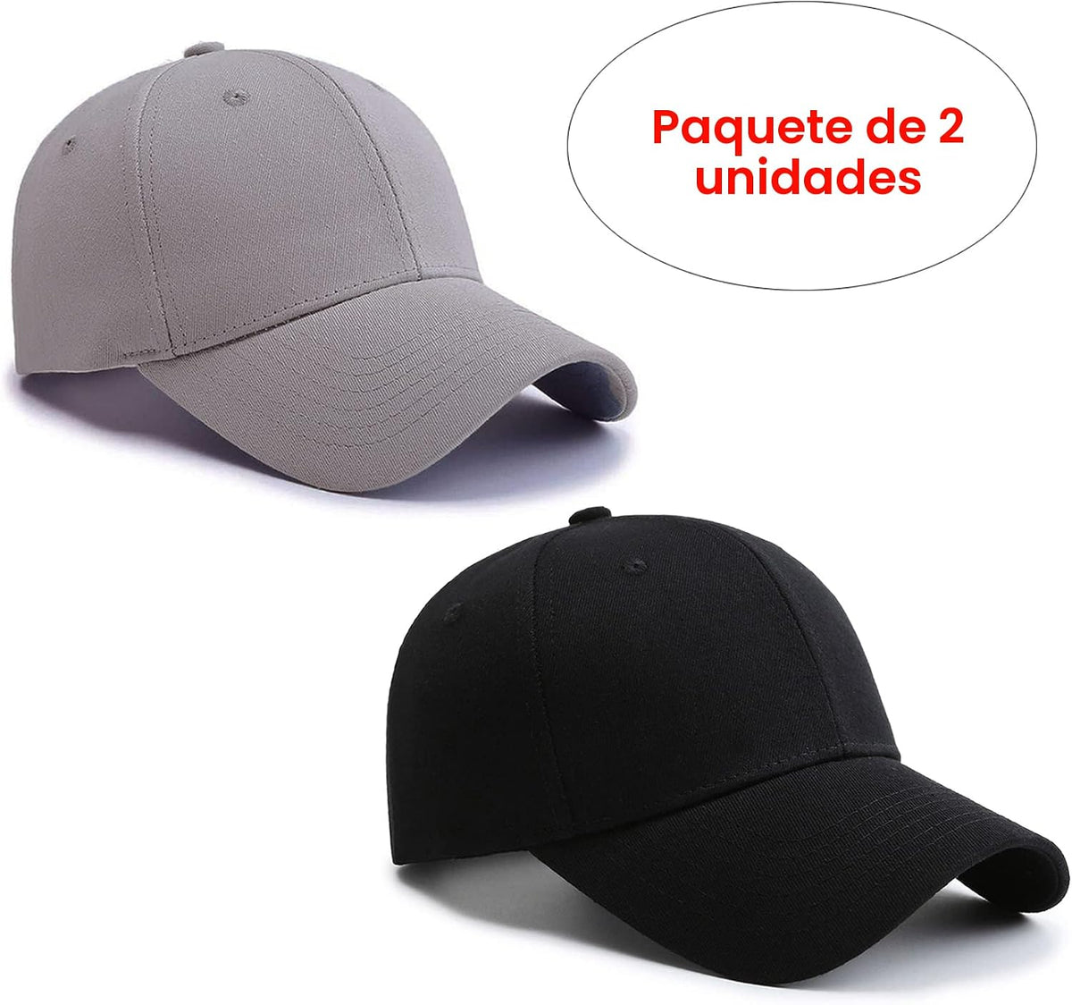 PFFY 2 paquetes de gorra de béisbol Golf Dad Hat para hombres y muj...