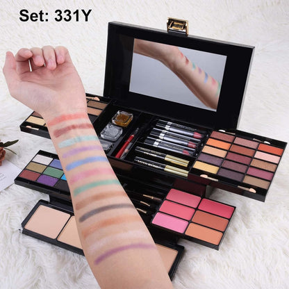 MISS ROSE M Paleta de maquillaje profesional de 58 colores, kit com...