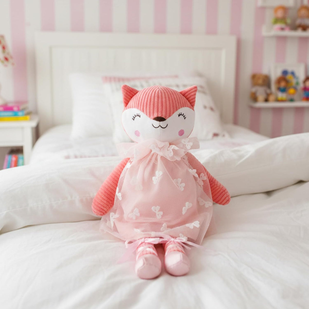 June Garden Muñeca de peluche personalizada de 16" Nina Fox Bal...